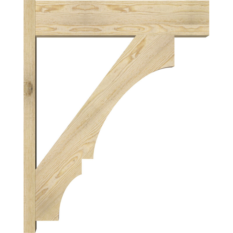Bloc balboa rustique en bois rustique, P 36 po x H 36 po, Sapin Douglas de 8 po (sciage brut)