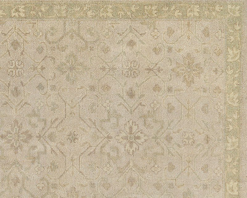 Surhabi Wool Oriental Area Rug in Beige/Taupe/Neutral, Rectangle 8' x 10'