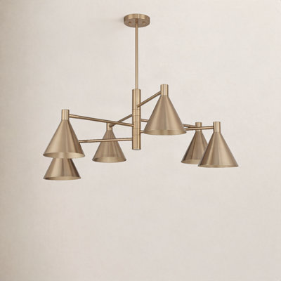 Moderne 6-Light Chandelier