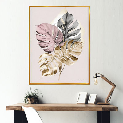 Feuille V - reproduction sur toile