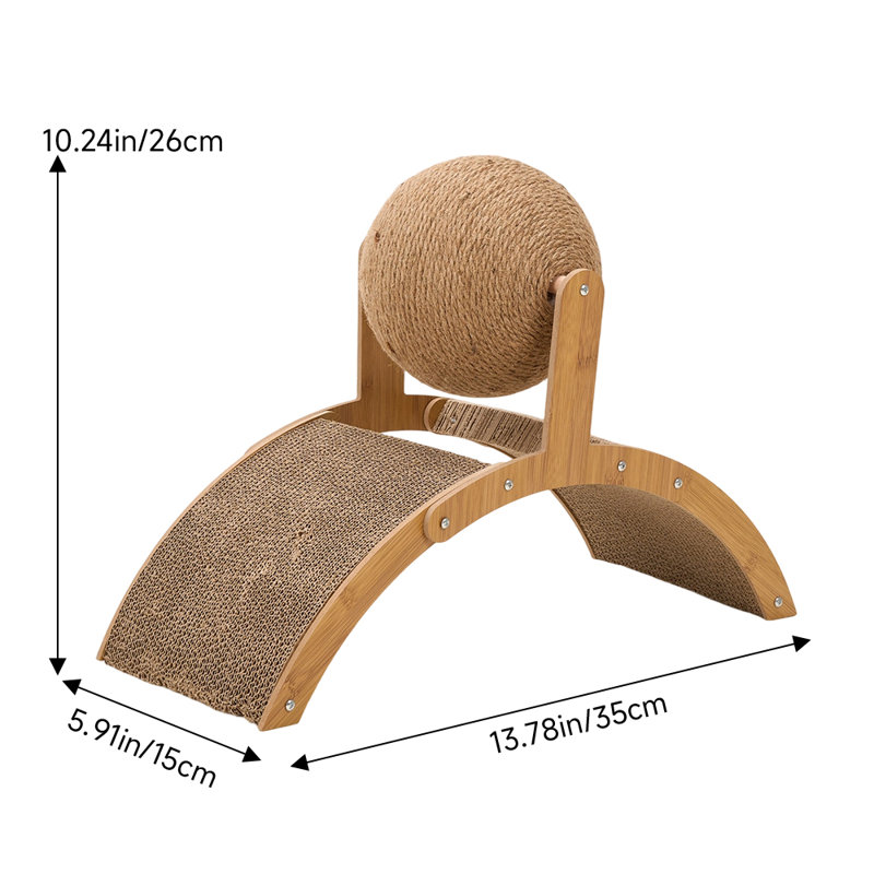 Scratching Post, 26cm H x 35cm x 15cm