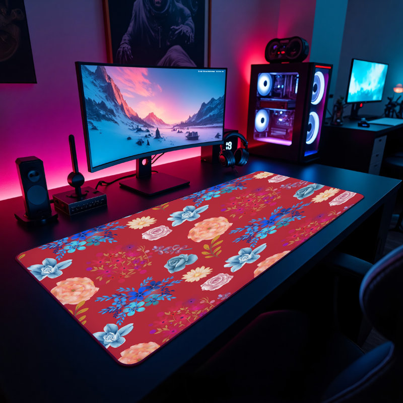 Polyester Desk Pad, 14.4x12.1