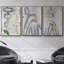 Linx I, ensemble de 3 toiles encadrées sur toile-97793192-97793191