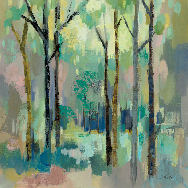 Forêt romantique, H 36 po x l 36 po x P 1,25 po