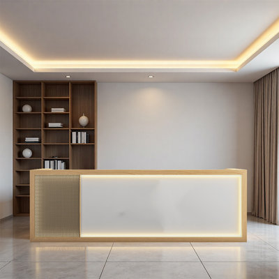 Timeless Vintage Checkout Counter - Multi Functional for Retail Spaces, Salons and Corporate Lobbies
