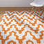 Tapis orange Dempsey Rhonda-19343573