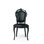 Smoke Leather Dining Chair