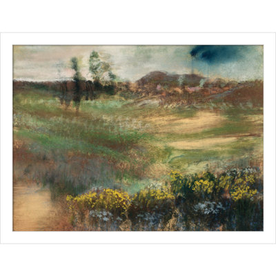 Edgar Degas's Landscape With Smokestacks Print