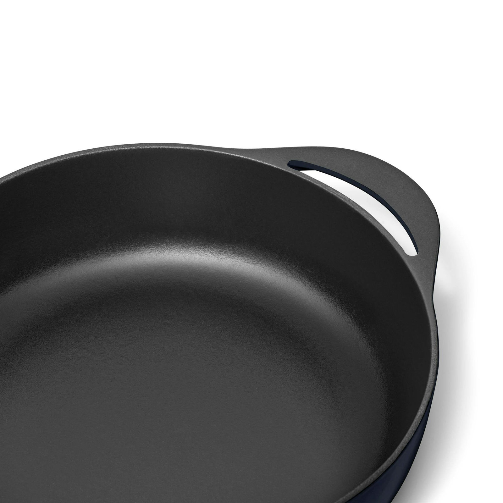 Enameled Cast Iron Braiser, Dark Navy