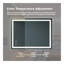 Miroir de salle de bain pour salle de bain avec fond de panier, lumière intense, intensité variable, contrôle de l'interrupteur mural, antibuée, IRC 95 réglable 3000K-4500K-6000K, étanche IP54 vertical et horizontal-280225513