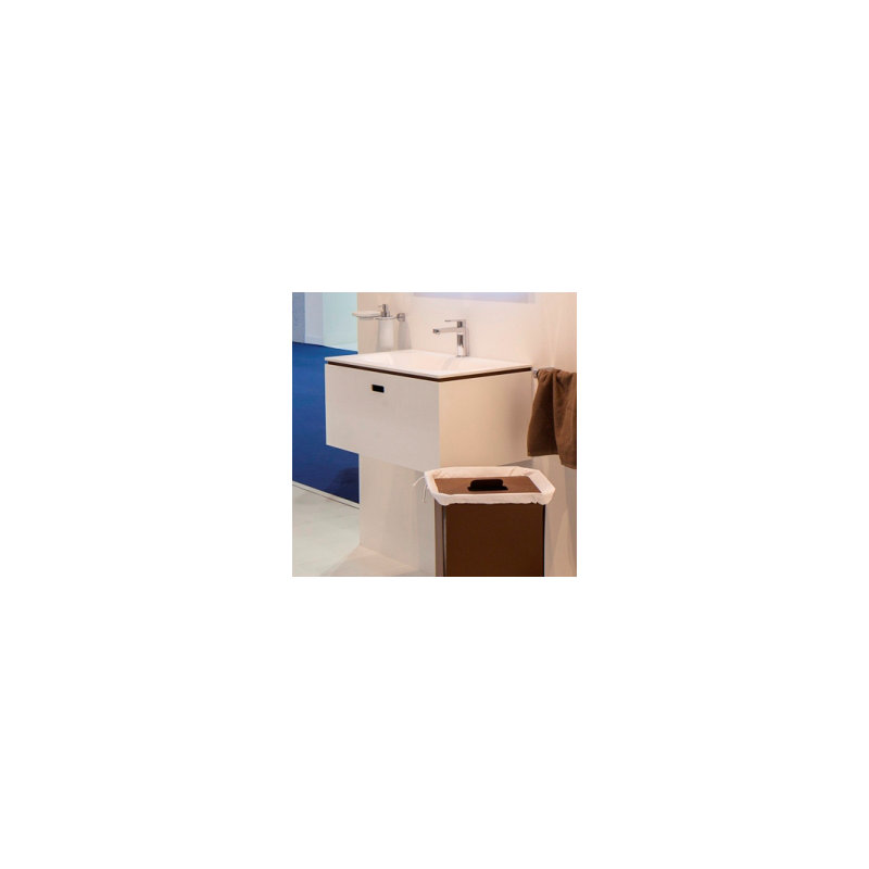 Linea 27.6'' W Single Vanity, White /  Fuchsia