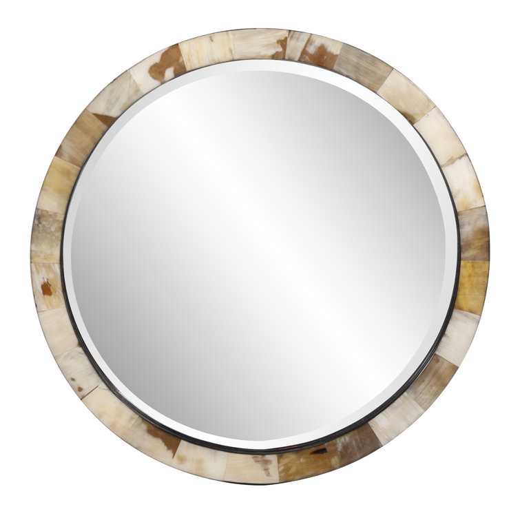 Johari Wood Circle Wall Mirror | Joss & Main