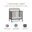 Winston 4-in-1 Convertible Mini Crib-1318984477