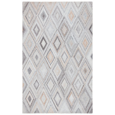 Liskeard Hand Tufted Geometric Area Rug 