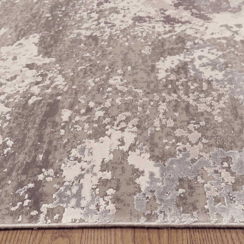 Santorini Area Rug in Gray, Rectangle 5'3" x 7'7"