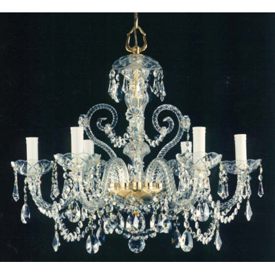 Crowl 6 - Light Candle Style Chandelier