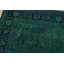Tapis noué à la main en laine vert 9 pi 8 po x 12 pi 5 po Mashad