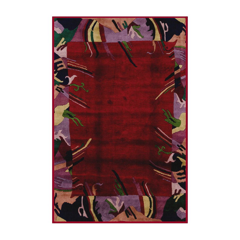 Abstract Indoor Rug, Rectangle 5' x 7'