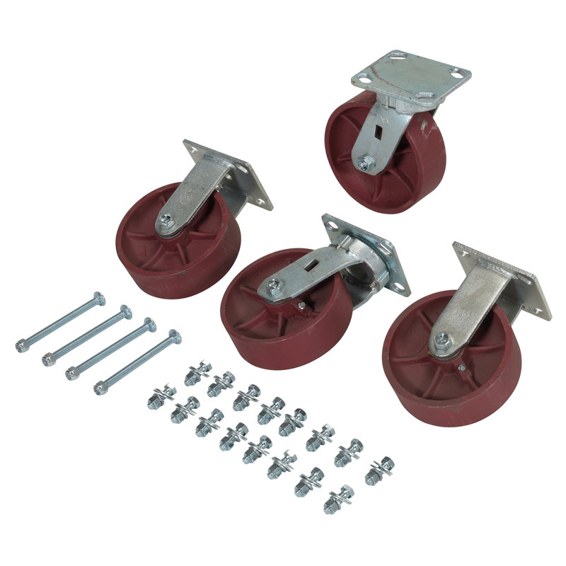 Ensemble de roulettes en acier Ductile