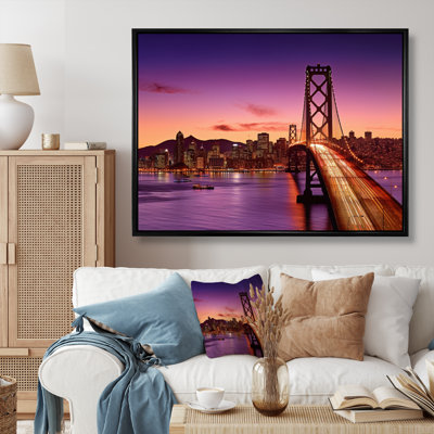 " San Francisco Skyline And Bay Bridge IV "