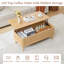 Table basse à plateau relevable avec rangement-1966384750