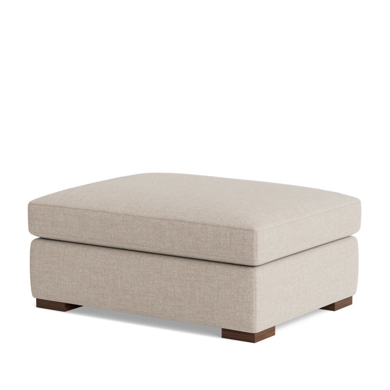Lucca Ottoman, Performance Weave - Natural