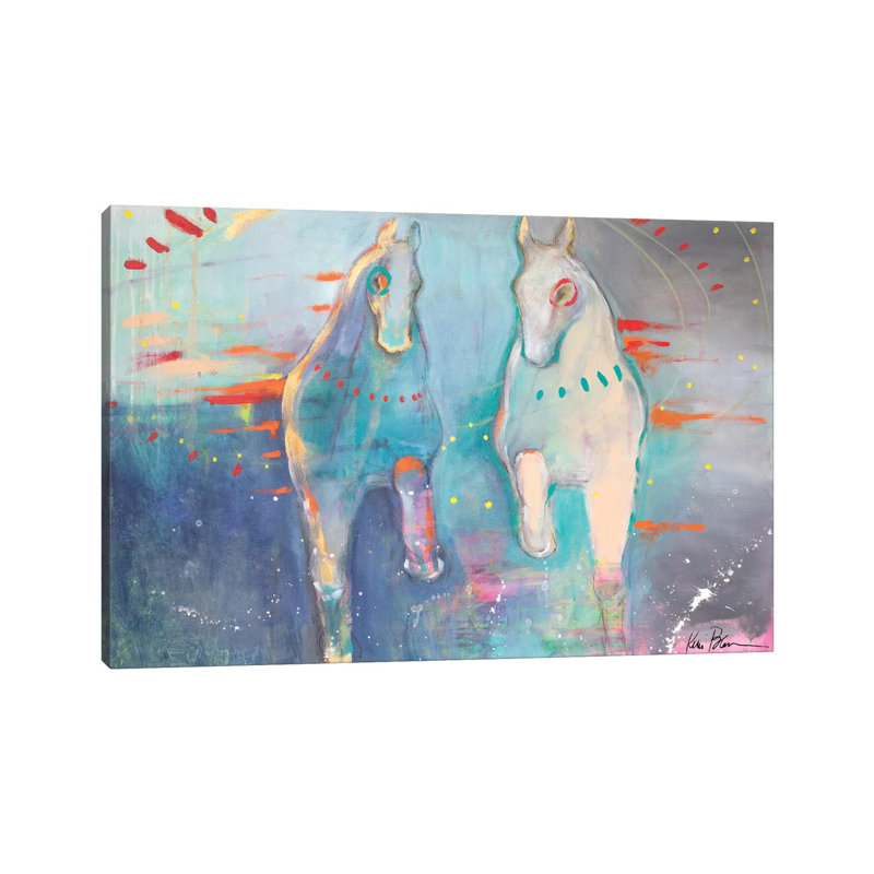 Dream Team by Kerri McCabe - Wrapped Canvas Print, 20.32cm H x 30.48cm W x 1.905cm D