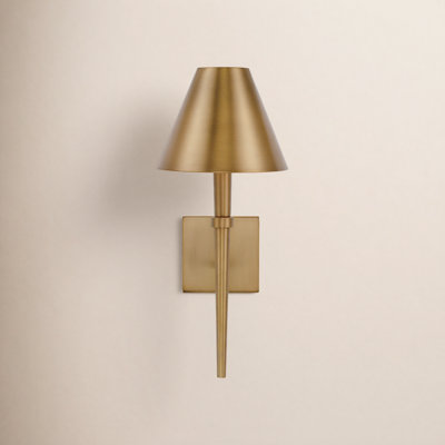 Edmont Single Light Dimmable Candle Wall Light