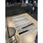 Gray-Beige Themed Stripe Line Patterned Modern Decorative Rug-575849072