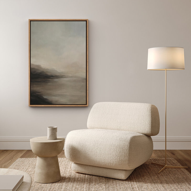 Art mural encadré, rétro, antique et classique pour chambre à coucher - 24 po x 36 po, H 36 po x l 24 po, Naturel