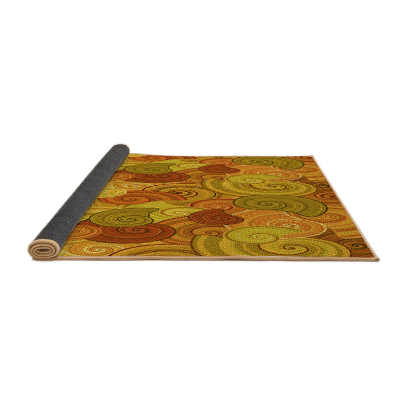 Abstract Indoor Rug, Round 5'
