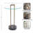 Glass and Marble Round Side Table-119048299