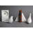 Modern & Contemporary Mechanical Tabletop Clock in Marble/Gold