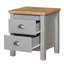 Natalie 46cm W Manufactured Wood Bedside Table