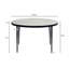 Round White Marble Coffee Table
