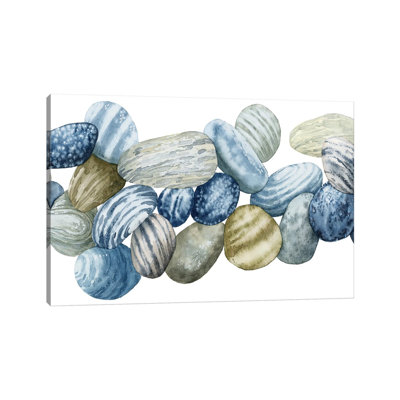 Found Pebbles III by Grace Popp - Wrapped Canvas Painting