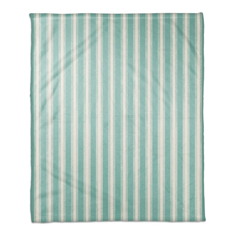 Hand Woven Throw Blanket, Teal