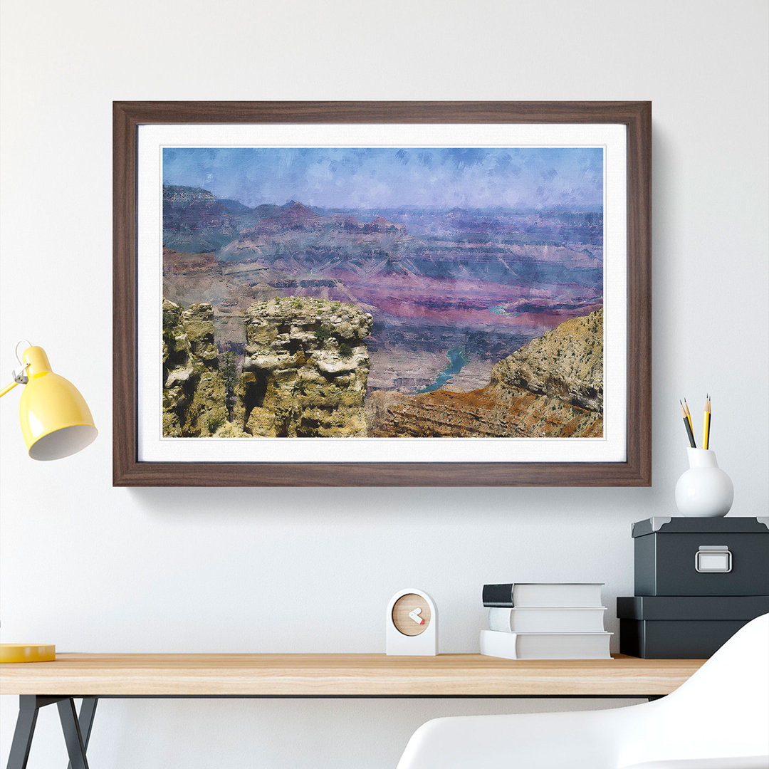 Grand Canyon River View - Picture Frame Painting