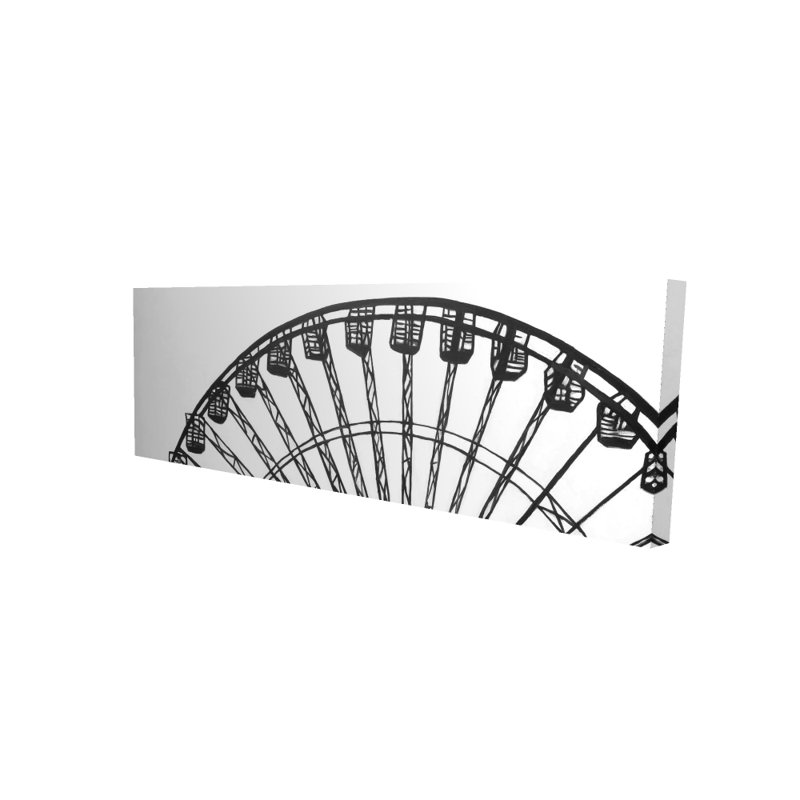 Toile de grande roue monochrome | Architecture Home Decor