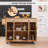 Rolling Kitchen Island Utility Storage Cart On Wheels,54 Inches Wide,with Drawers, Door Cabinets, And Knife Block For Dining Room-1740944586