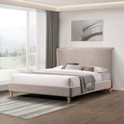 Lit plateforme tapissier - Grand