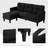 Videlle 73.8" Wide Reversible Sofa & Chaise with Ottoman-1417832326