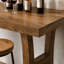 with Solid Wood Base Dining Table