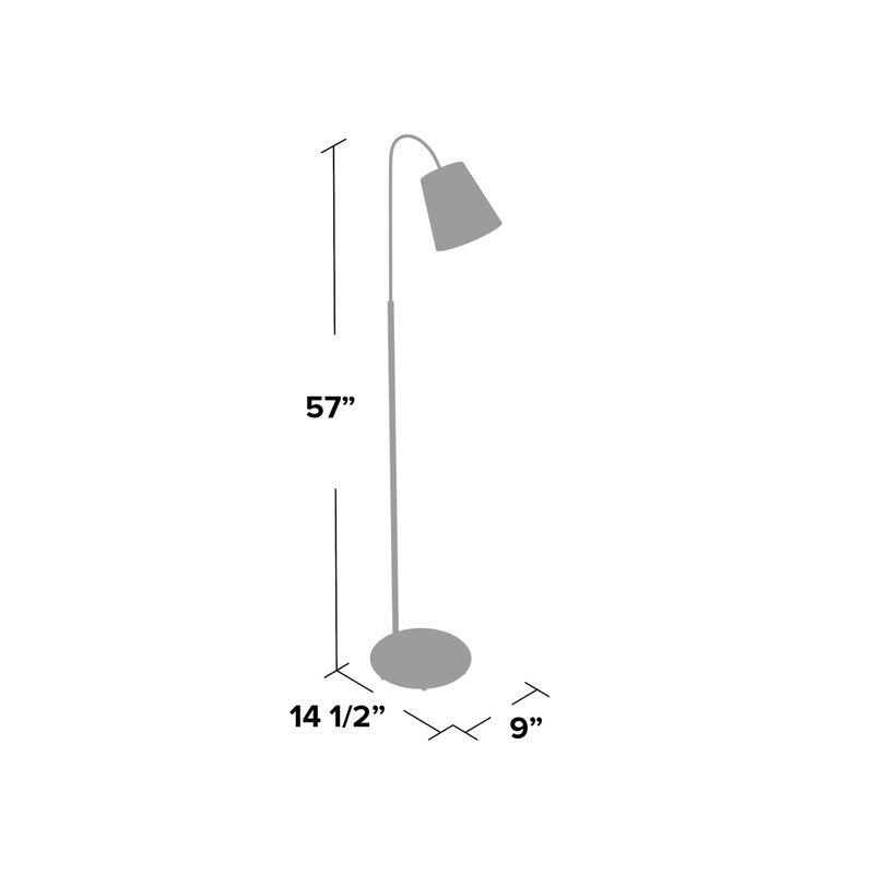 Lampe sur pied 57 po Edmonia