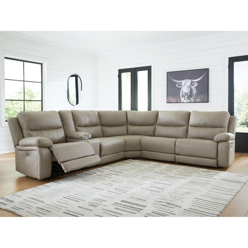 Canapé modulaire inclinable électrique 6 pièces Brannigan
