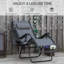 Inglewood Foldable Reclining Garden Chair Headrest Zero Gravity-2070053631