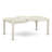 7 Piece Dining Table Set Consist of a Rectangle Table with Butterfly Leaf and 6 Light Beige Linen Fabric Upholstered Chairs, Linen White-354831916-288305329
