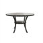 Table de salle à manger conforme à la photo, 122 cm (48 po), rangement pour salle à manger, garniture cloutée, 122 cm (48 po), 4 couverts