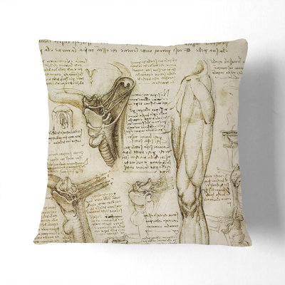 Human Anatomy Vol.7 Square Throw Cushion