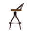 Tabouret à hauteur réglable en bois massif Zumwalt-69465930